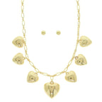 Heart Pendant Necklace Set | Mixtshop LLC