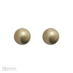 Round Pearl Post Stud Earrings | Mixtshop LLC