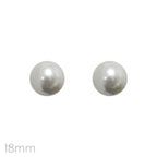 Round Pearl Post Stud Earrings | Mixtshop LLC