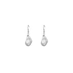 White Baroque Pearl Earrings | Mixtshop LLC