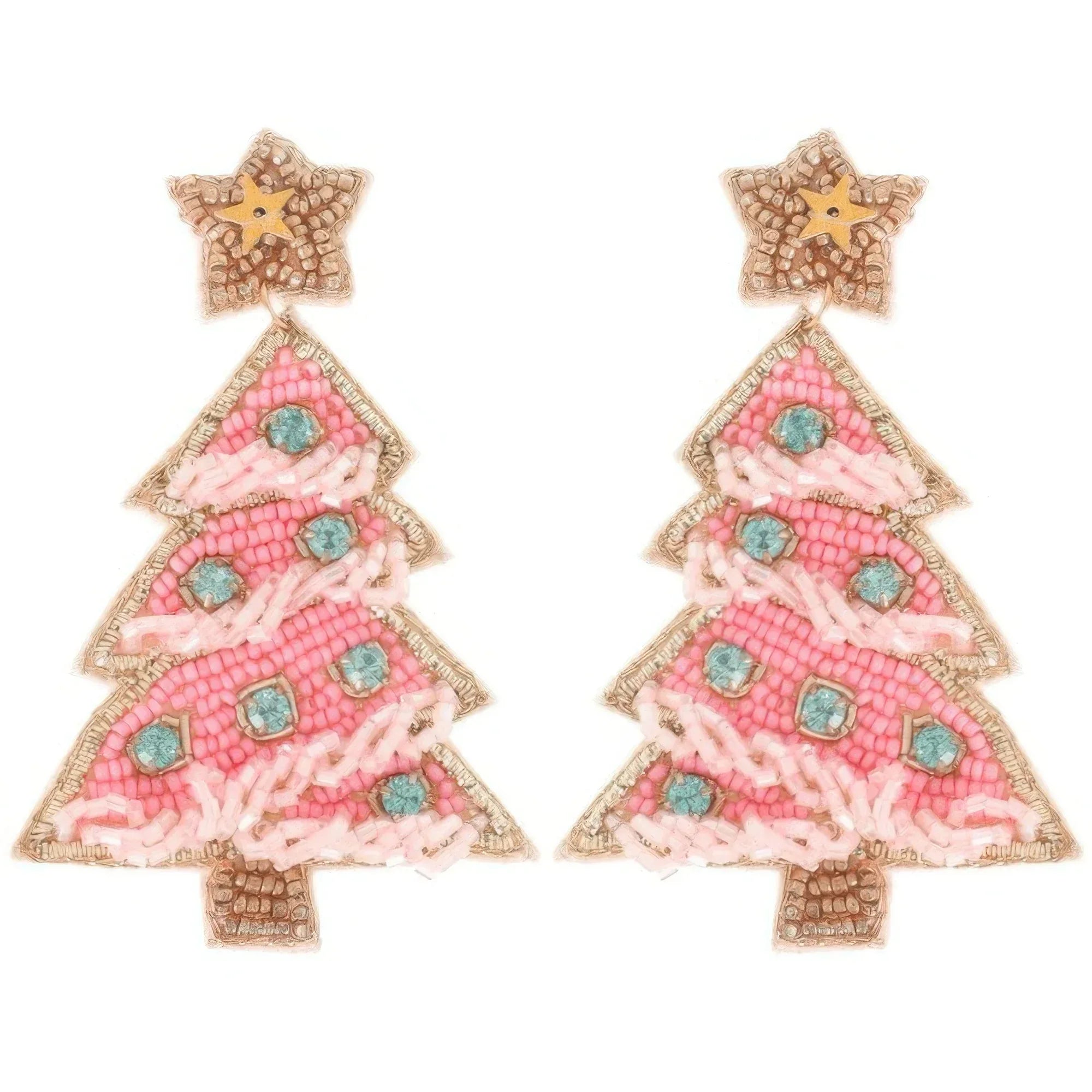 Christmas Tree With Star Topper Post Earrings | Mixtshop LLC