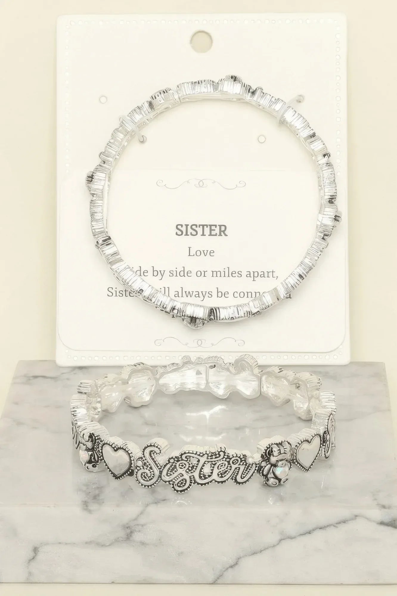 Inspirational Message Stretch Bracelet | Mixtshop LLC Main image