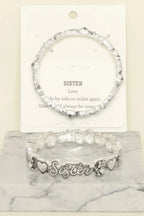 Inspirational Message Stretch Bracelet | Mixtshop LLC