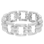 Rectangular Linked Chain Stretch Bracelet | Mixtshop LLC