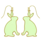 Easter Bunny Window Epoxy Dangle Earrings | Mixtshop LLC