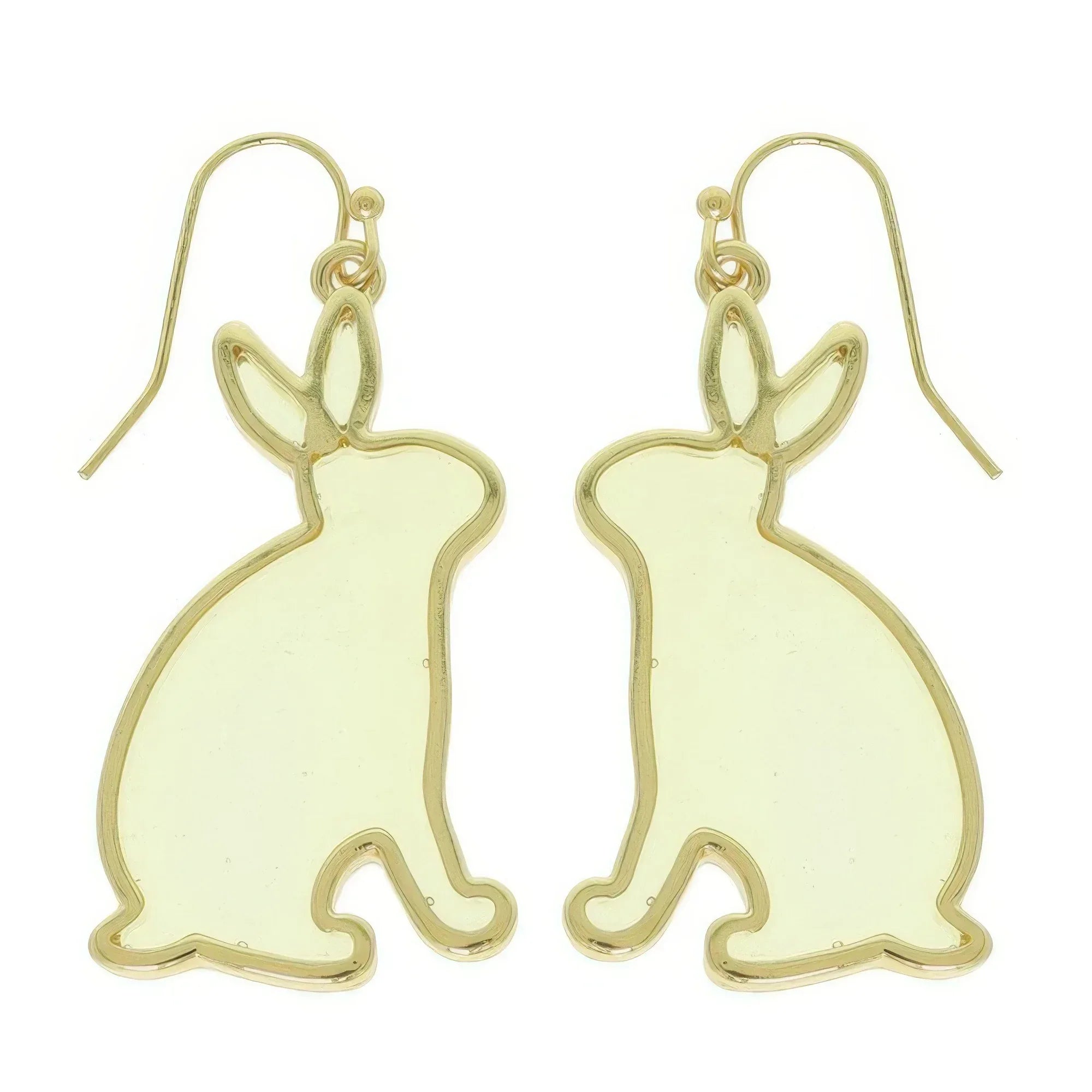 Easter Bunny Window Epoxy Dangle Earrings | Mixtshop LLC