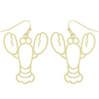 Lobster Cutout Dangle Earrings | Mixtshop LLC