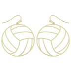 Gameday Volleyball Cutout Dangle Earrings | Mixtshop LLC