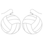 Gameday Volleyball Cutout Dangle Earrings | Mixtshop LLC