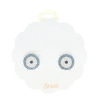 Evil Eye Rhinestone Stud Earrings | Mixtshop LLC