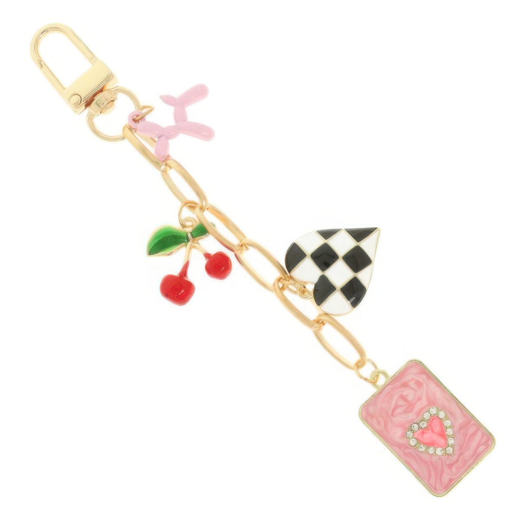 Girl Theme Bag Charm Keychain Secondary image