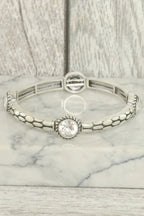 Western Jeweled Scale Pattern Stretch Bracelet | Mixtshop LLC