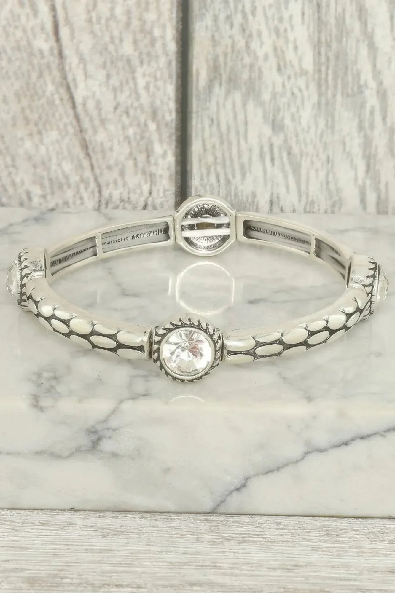 Western Jeweled Scale Pattern Stretch Bracelet | Mixtshop LLC