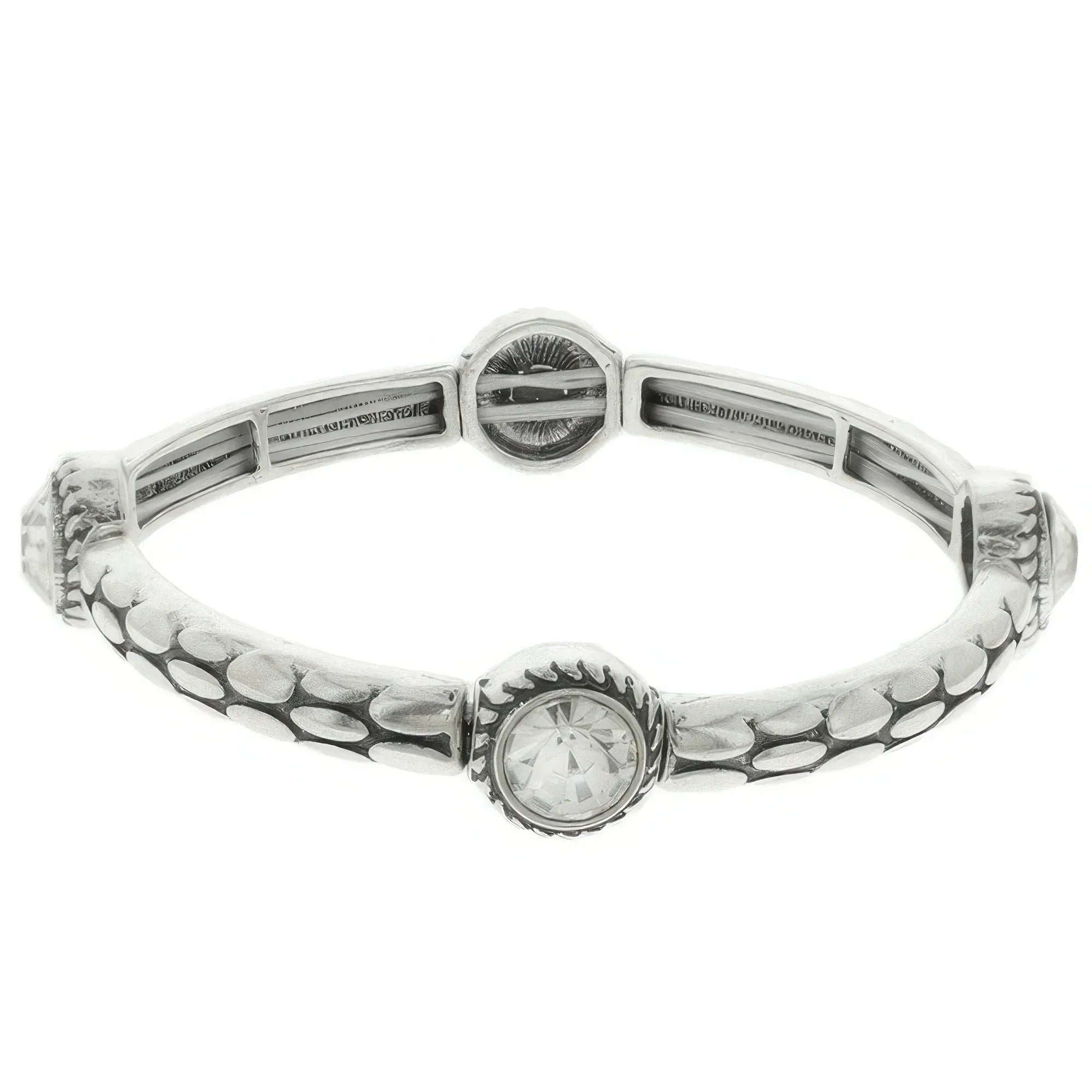 Western Jeweled Scale Pattern Stretch Bracelet | Mixtshop LLC