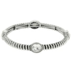 Western Jeweled Ribbed Stretch Bracelet | Mixtshop LLC