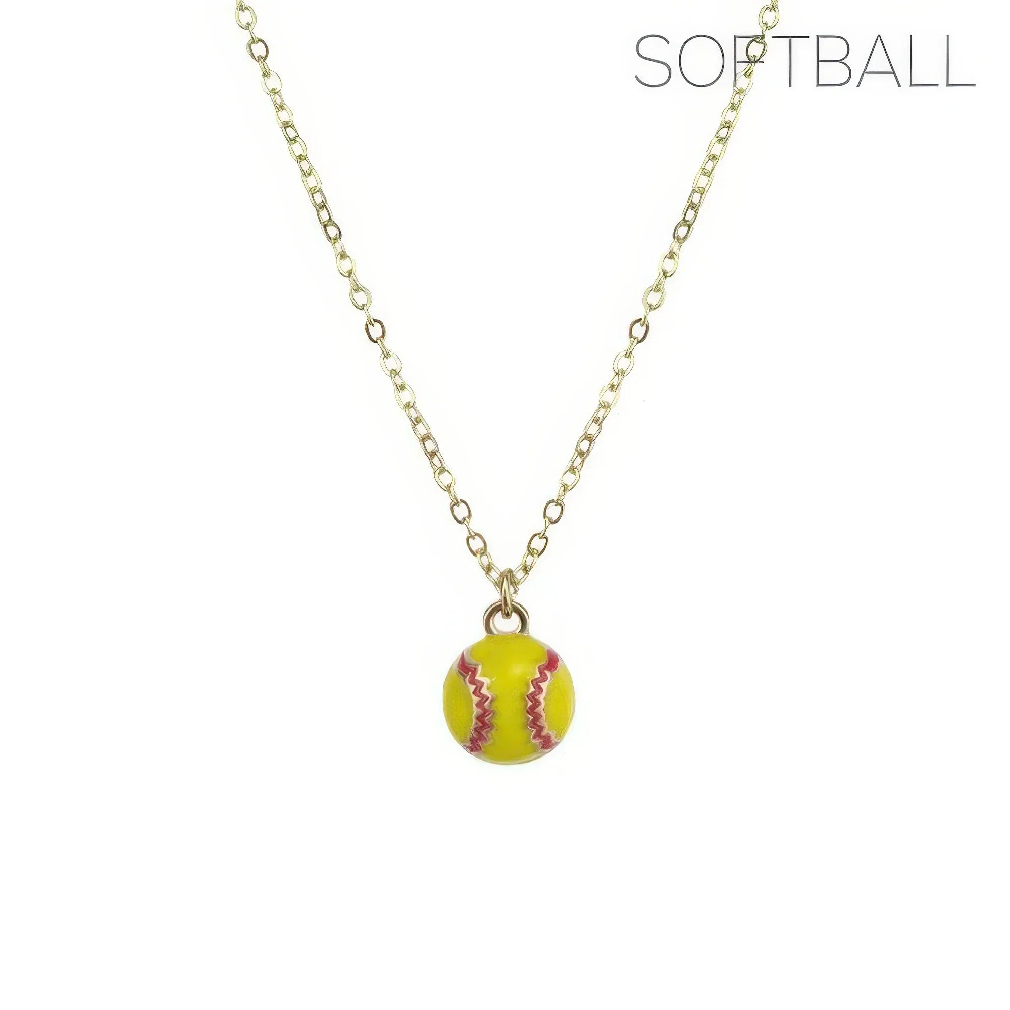 Gameday Baseball Softball Pendant Necklace | Mixtshop LLC