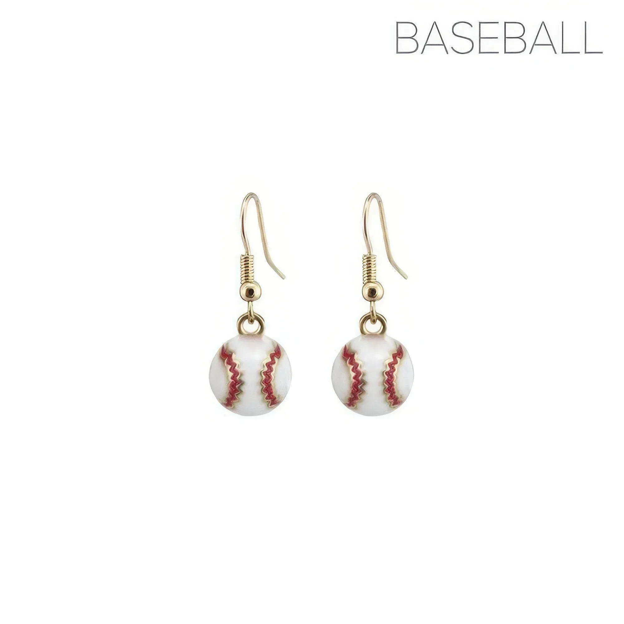 Gameday Softball Baseball Dangle Earrings Secondary image