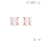 Gameday Cushion Cut Softball Earrings | Mixtshop LLC