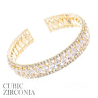 Marquise Cut Cubic Zirconia Cuff Bracelet | Mixtshop LLC