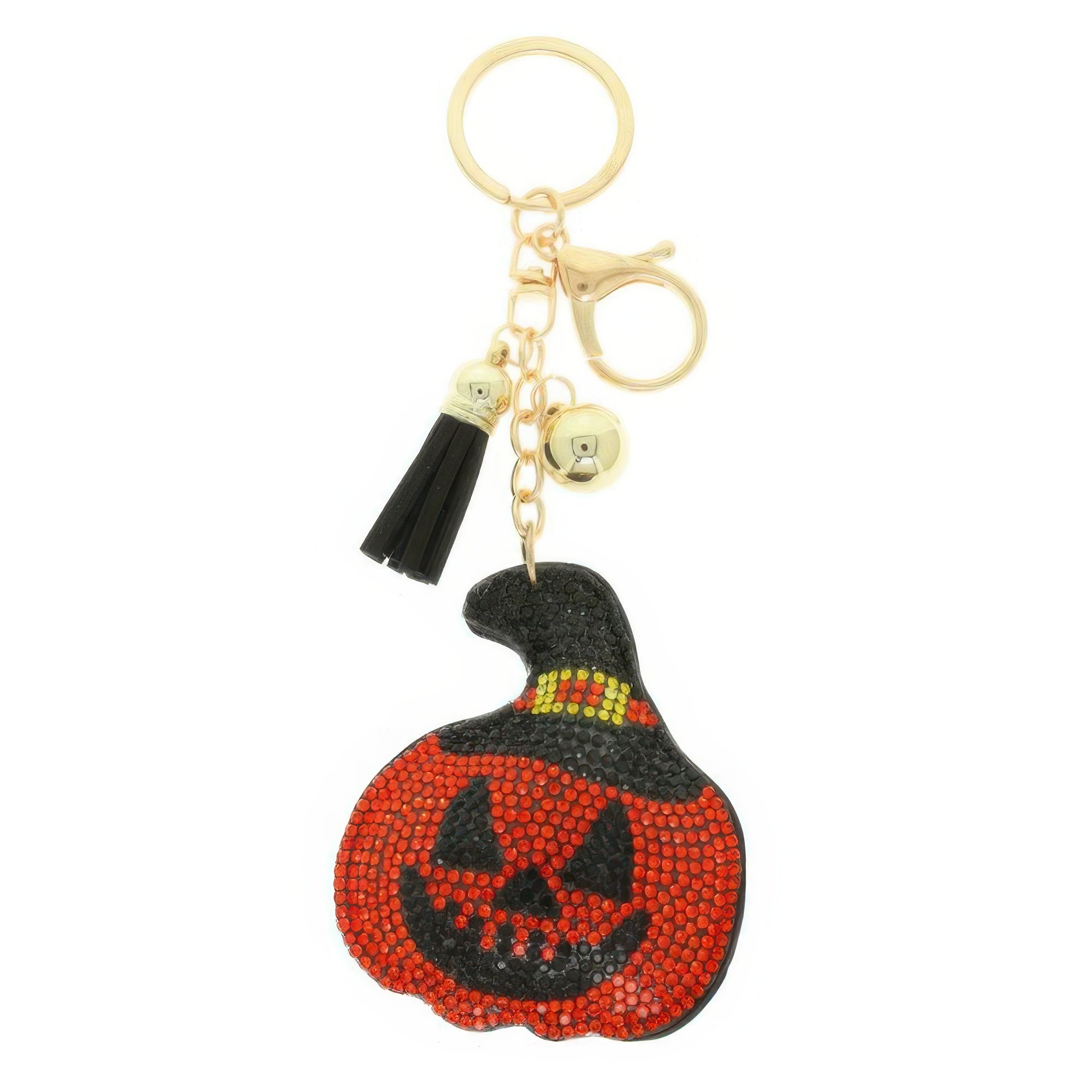Halloween Pumpkin Witch Keychain Secondary image