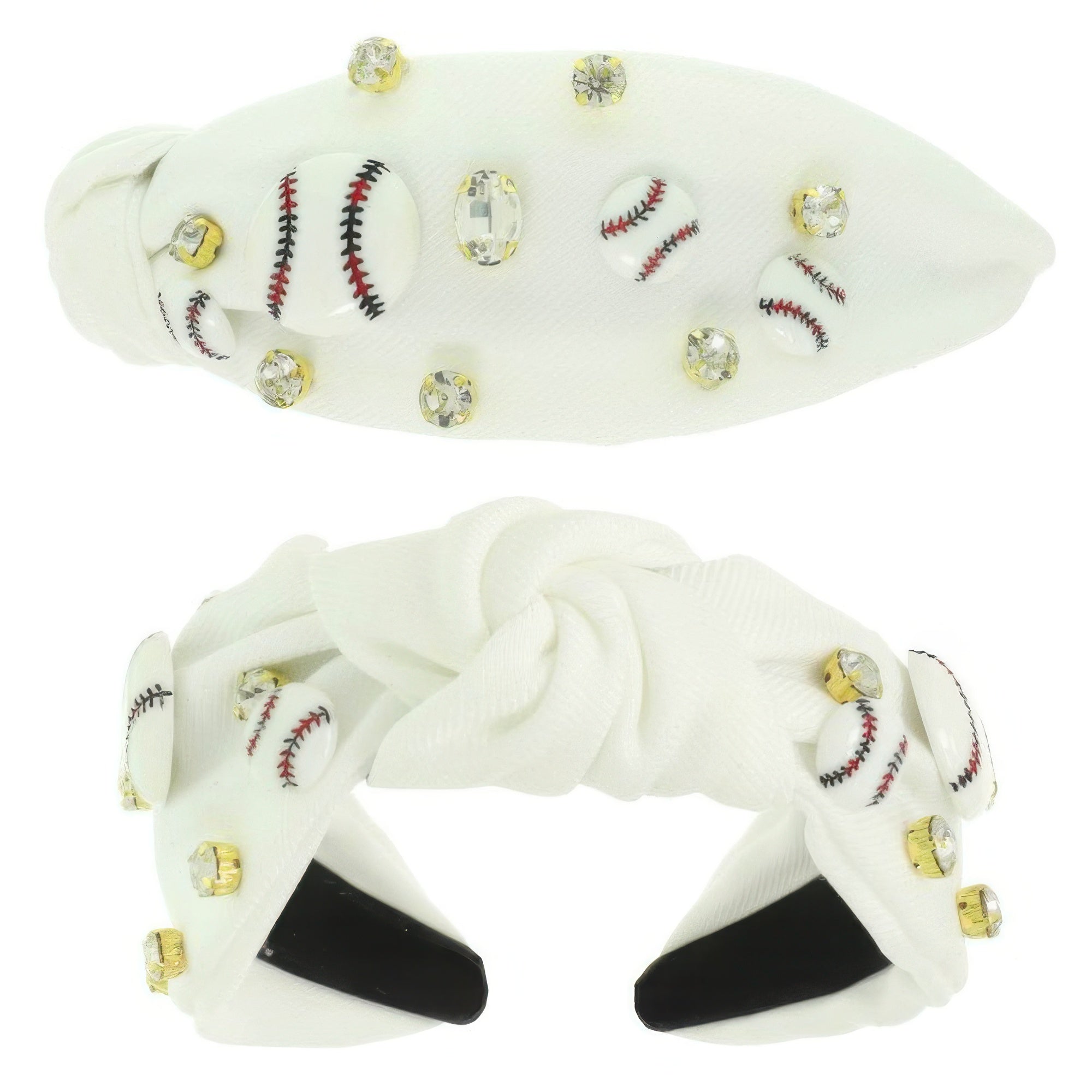 Game Day Baseball Theme Top Knotted Headband Secondary image