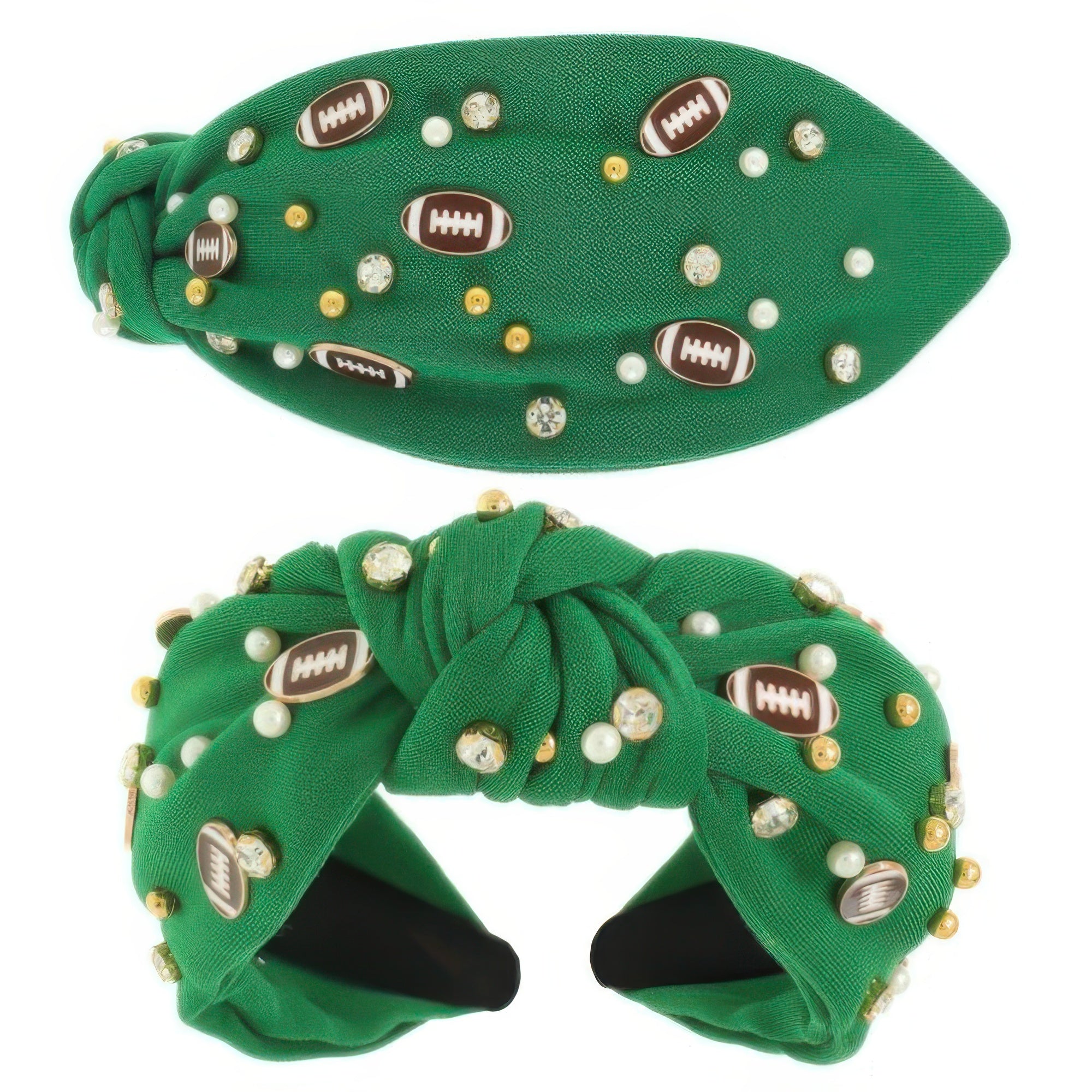Game Day Football Theme Top Knotted Headband Secondary image