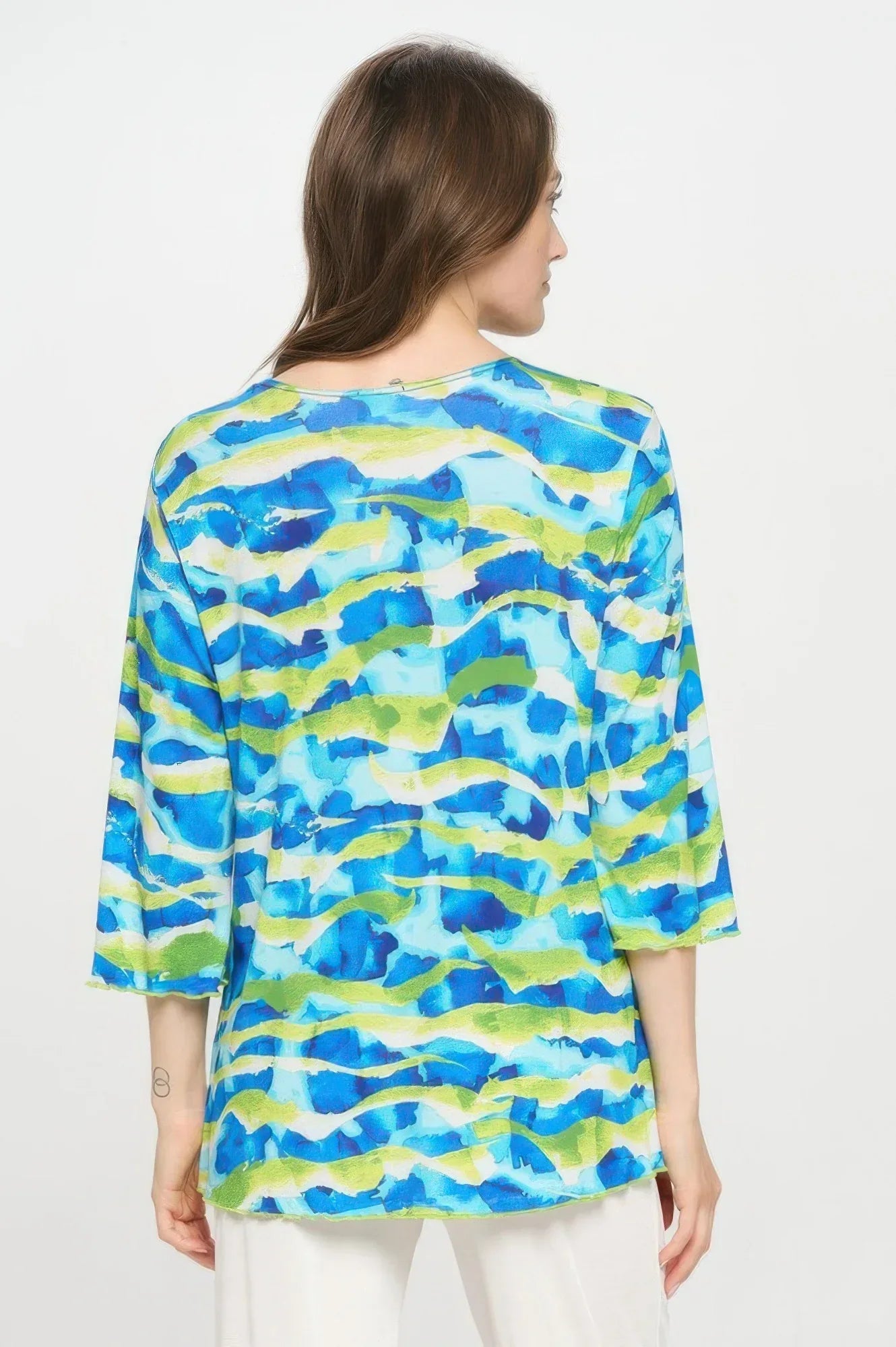 Print Hit Merrow Top | Mixtshop LLC
