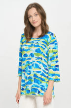 Print Hit Merrow Top | Mixtshop LLC