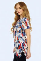 Hit Key Hole Sharkbite Hem Top | Mixtshop LLC