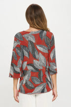 Print Hit Merrow Top | Mixtshop LLC