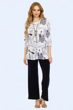 Bns Round Nk Band Tunic Top | Mixtshop LLC