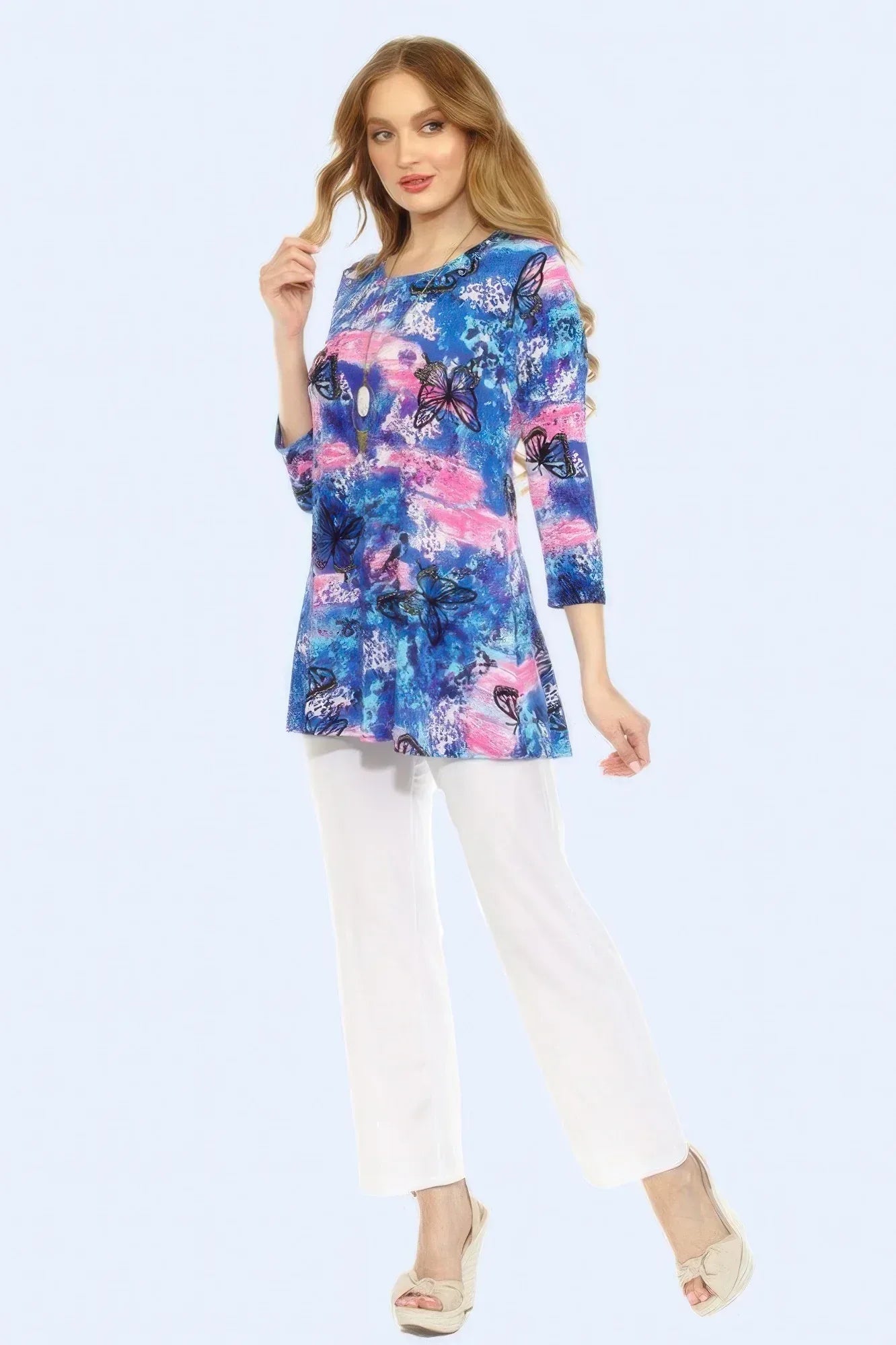 Bns Round Nk Band Tunic Top Secondary image