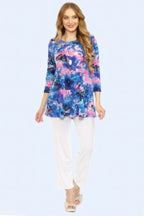 Bns Round Nk Band Tunic Top | Mixtshop LLC