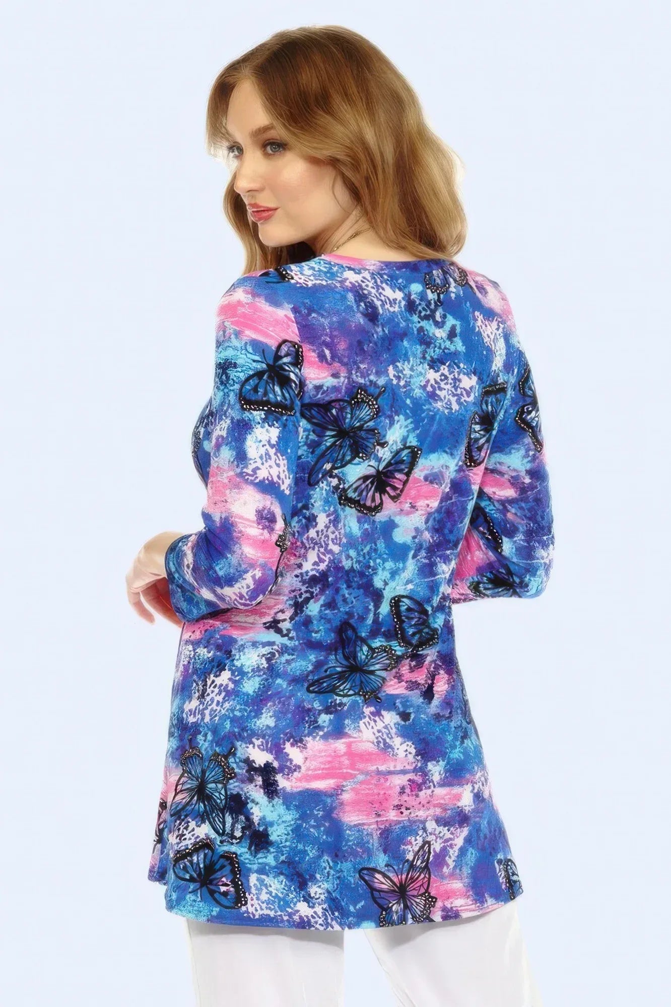 Bns Round Nk Band Tunic Top | Mixtshop LLC
