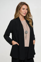 Pocket Draped Cardigan | Mixtshop LLC