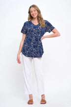 Hit V-neck Binding Top | Mixtshop LLC