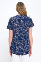 Hit V-neck Binding Top | Mixtshop LLC