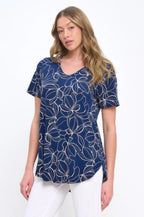 Hit V-neck Binding Top | Mixtshop LLC