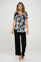Hit V-neck Binding Top | Mixtshop LLC