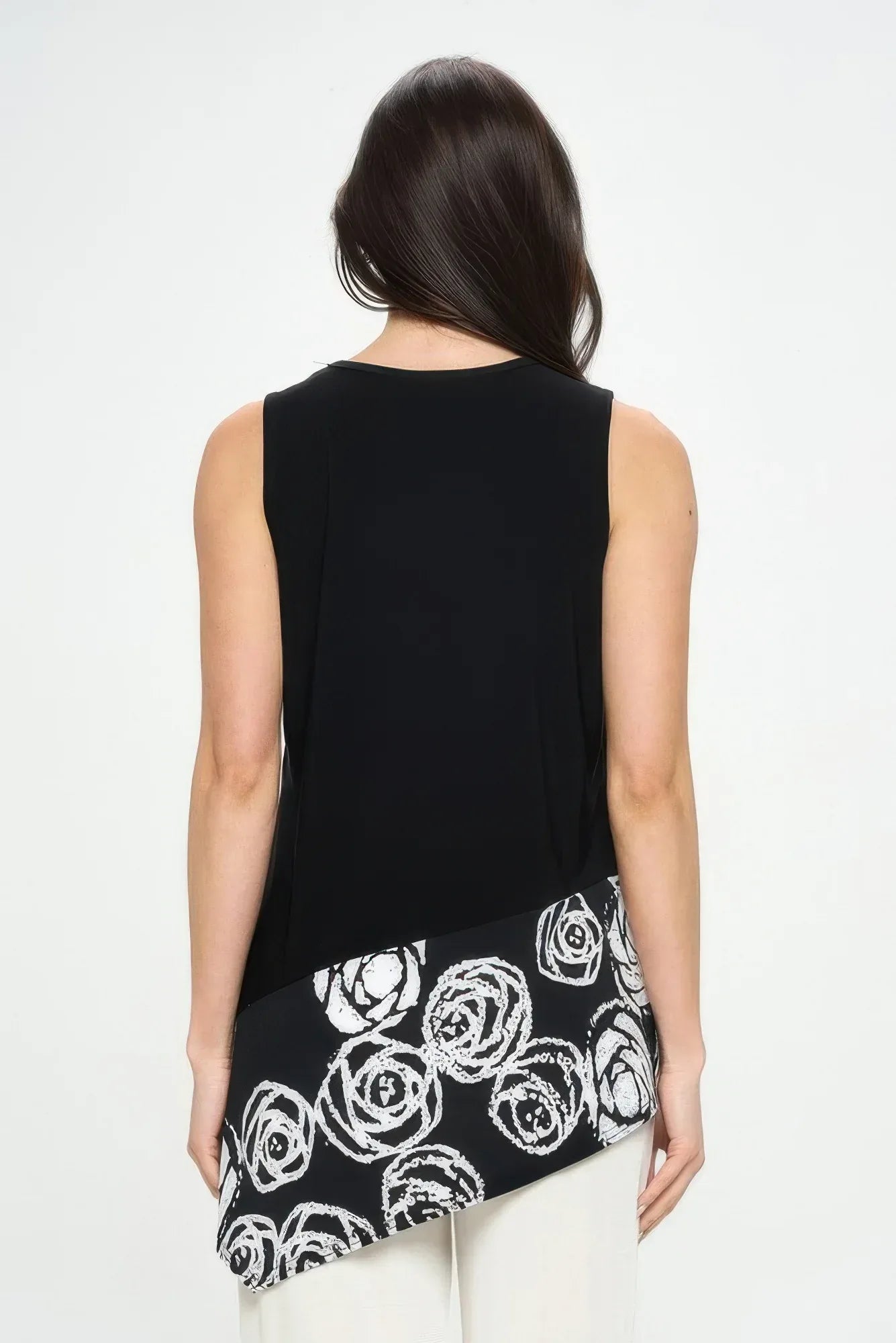 Hit Sleeveless Contrast Top | Mixtshop LLC