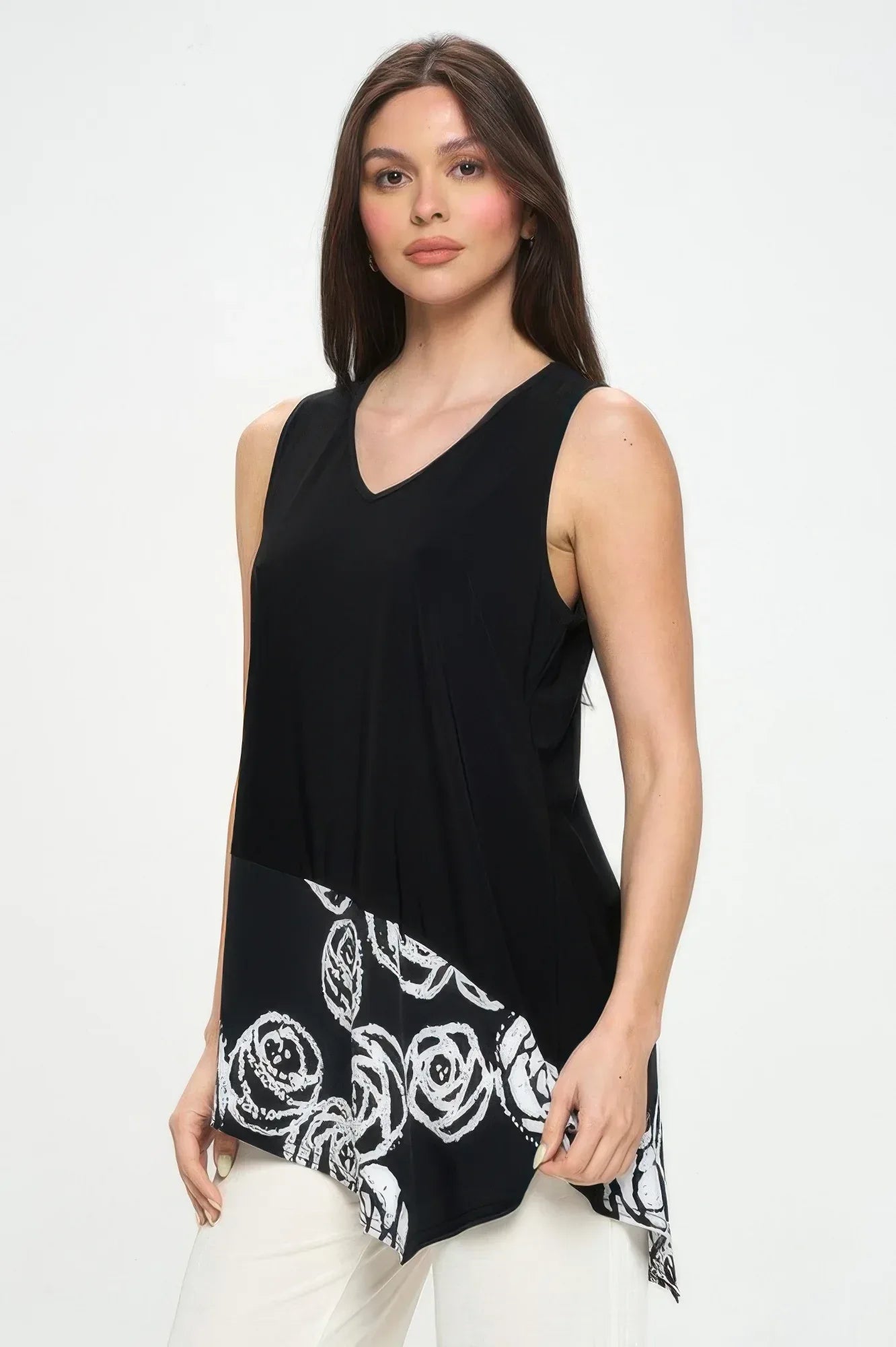 Hit Sleeveless Contrast Top | Mixtshop LLC