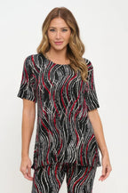 Print Bns Capri Pants Set | Mixtshop LLC