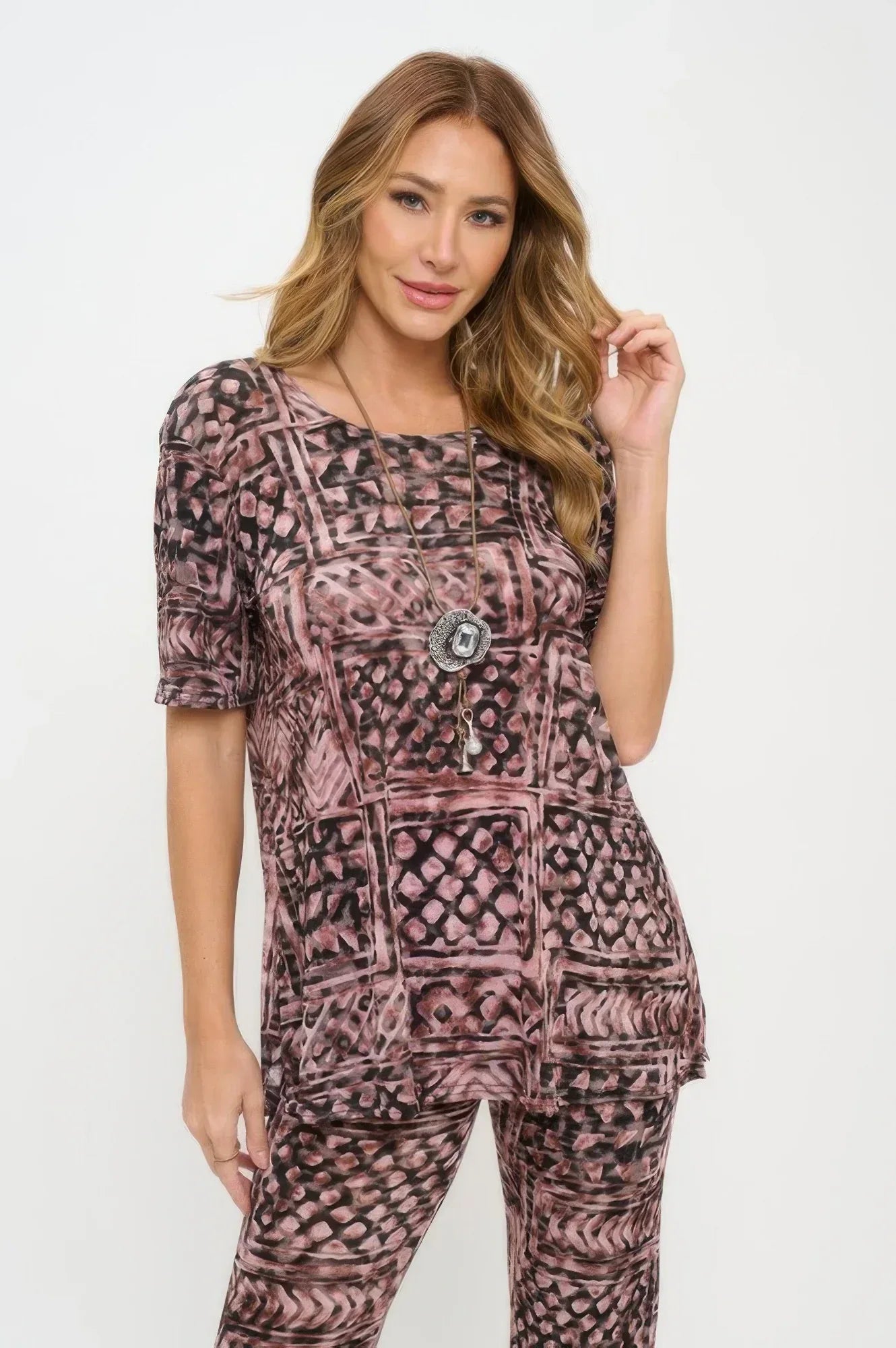 Print Bns Capri Pants Set Secondary image