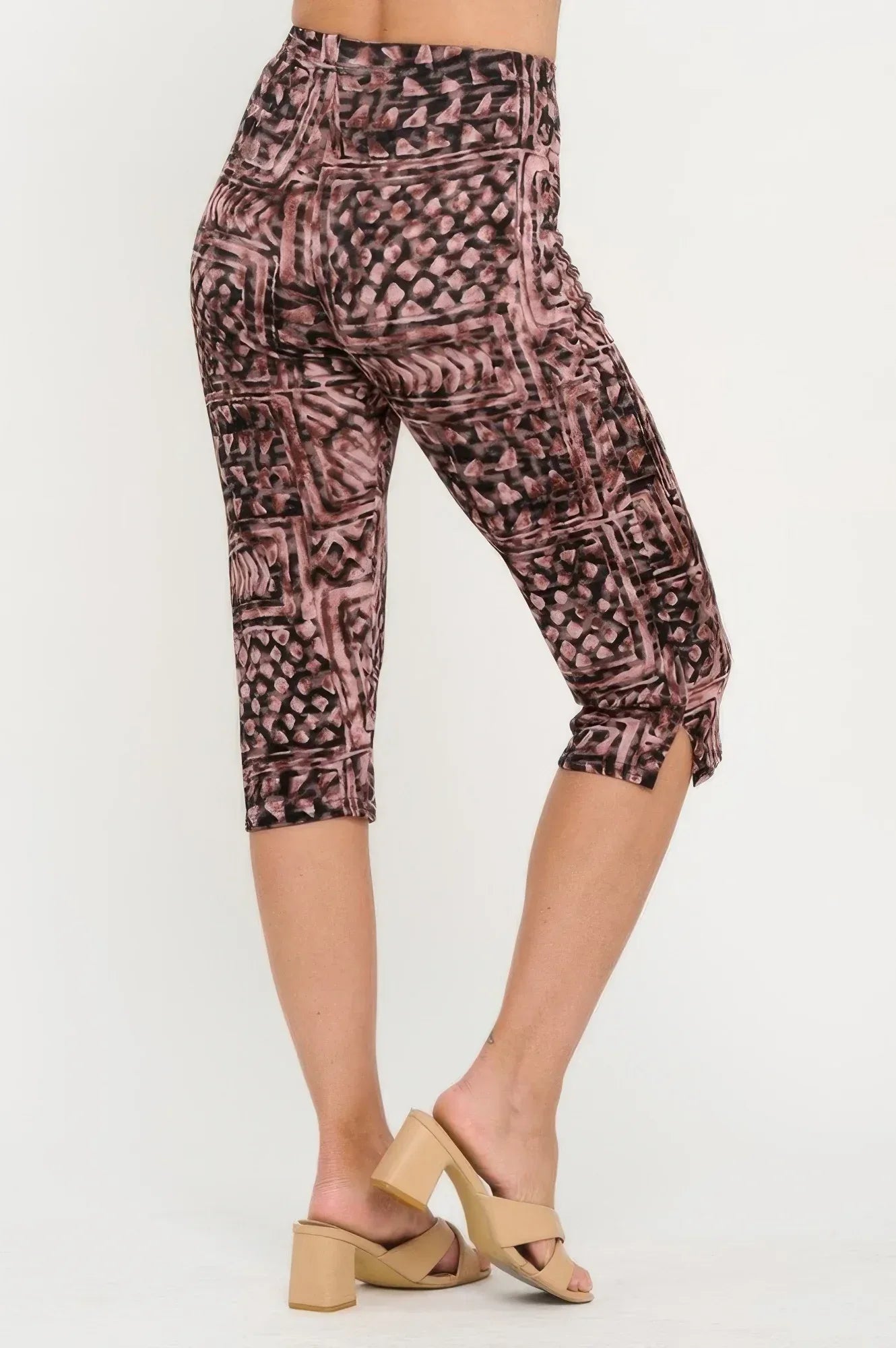 Print Bns Capri Pants Set | Mixtshop LLC