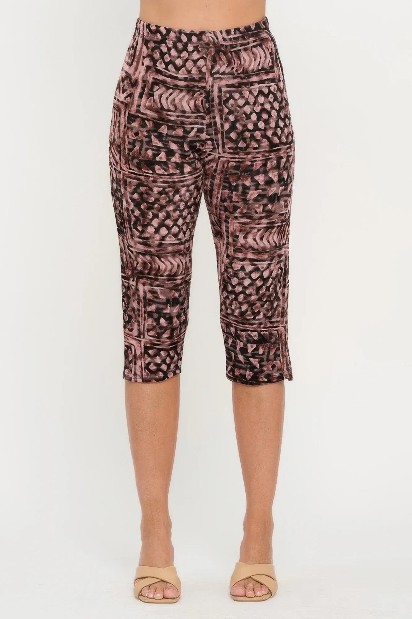Print Bns Capri Pants Set | Mixtshop LLC