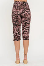 Print Bns Capri Pants Set | Mixtshop LLC