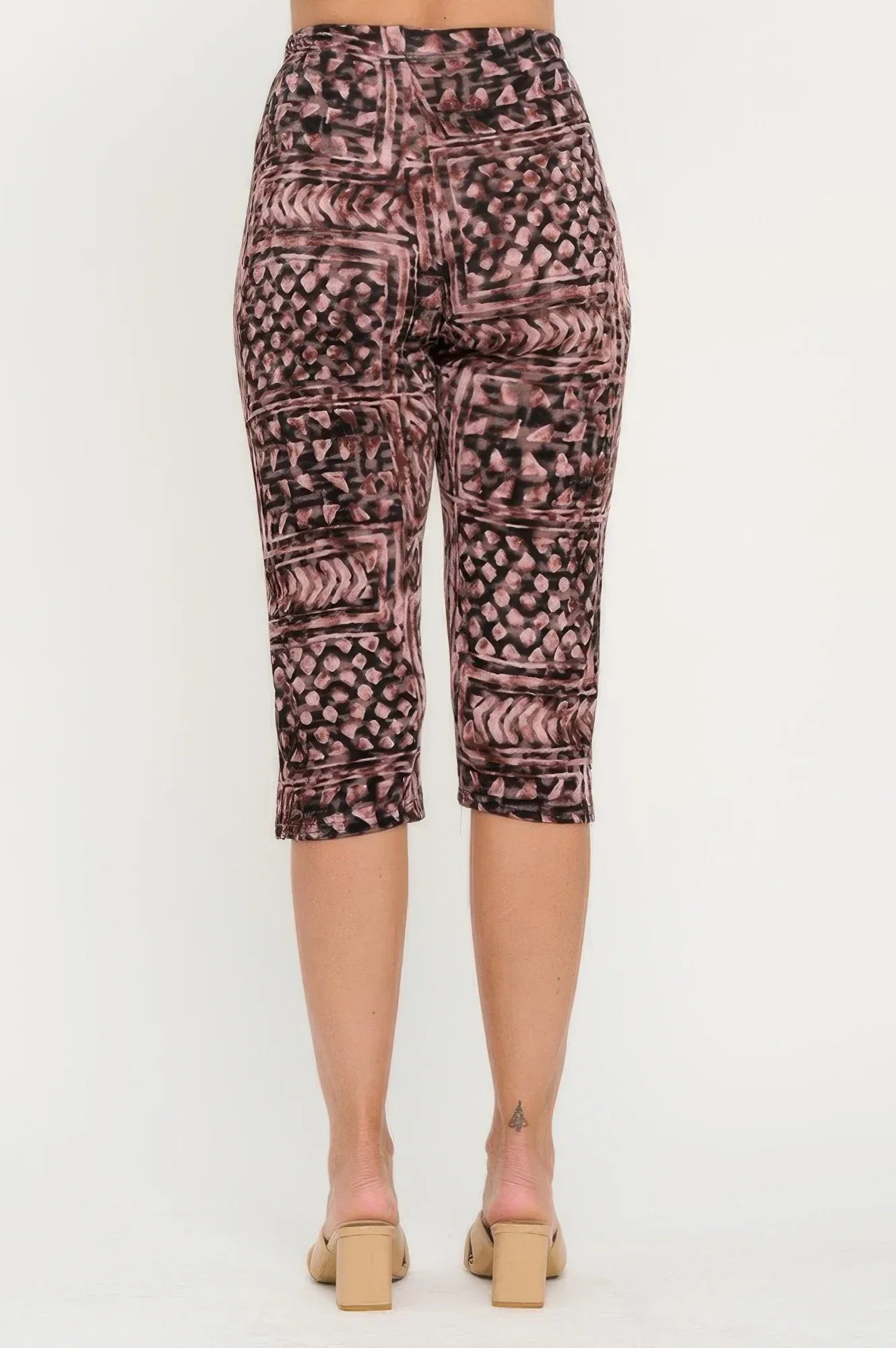 Print Bns Capri Pants Set | Mixtshop LLC