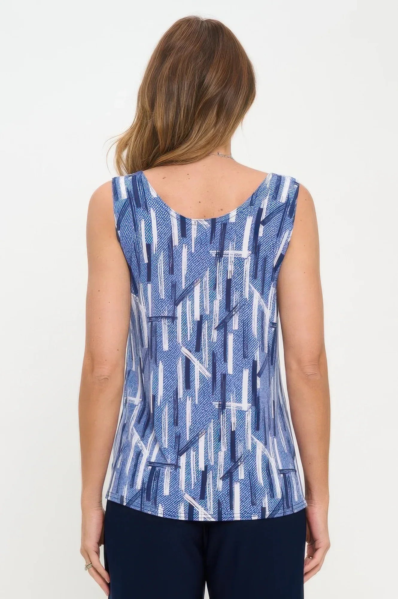 Hit Print Sleeveless Tank Top | Mixtshop LLC