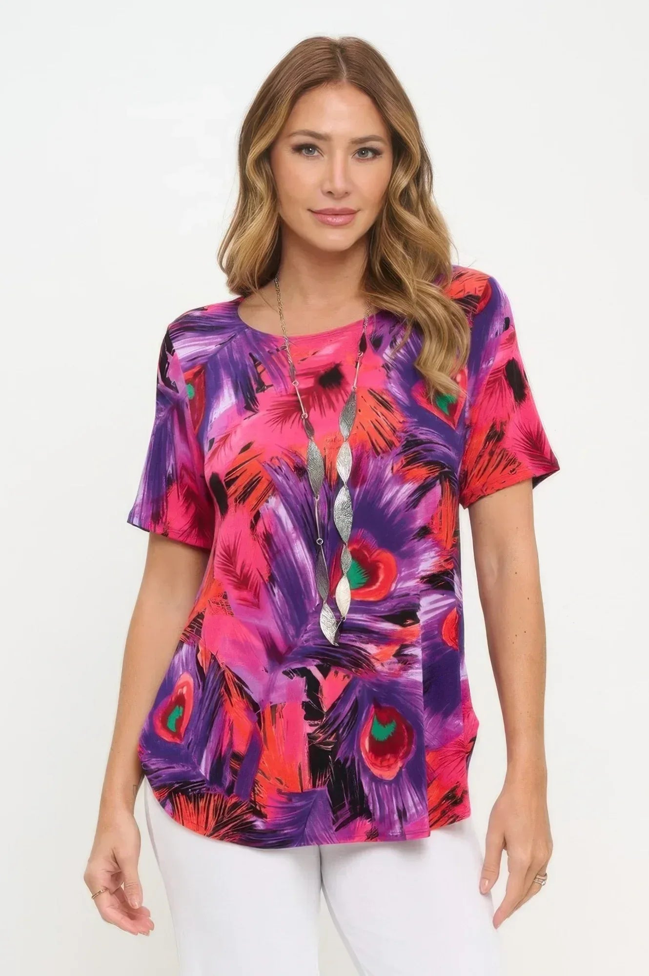 Bns Rounded Bottom Tunic Top | Mixtshop LLC Main image