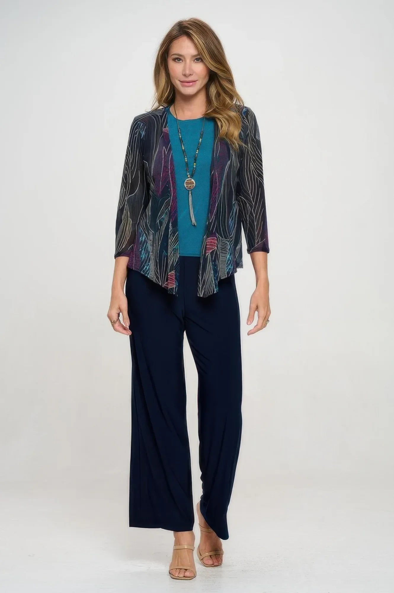 Mesh Romance Cardigan | Mixtshop LLC Main image